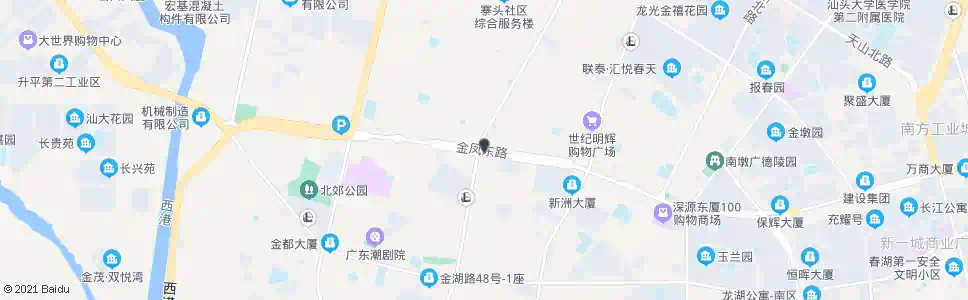 汕头金凤桥下_公交站地图_汕头公交_妙搜公交查询2025