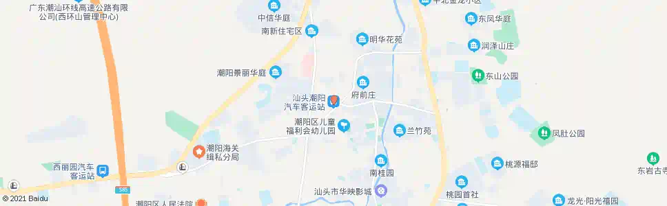 汕头潮阳汽车总站_公交站地图_汕头公交_妙搜公交查询2025
