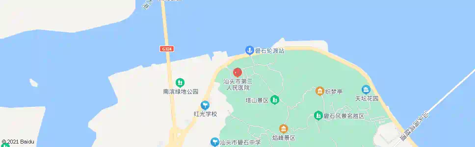 汕头市三医院_公交站地图_汕头公交_妙搜公交查询2025