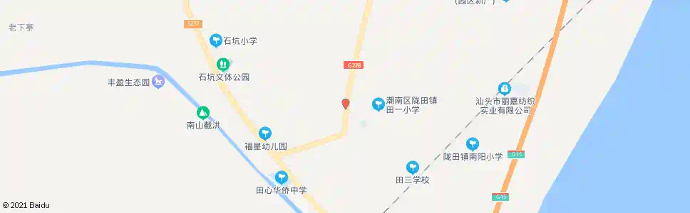汕头田心华侨医院_公交站地图_汕头公交_妙搜公交查询2025