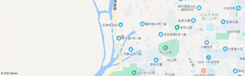 汕头光华路西_公交站地图_汕头公交_妙搜公交查询2025