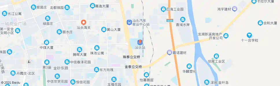 汕头汕头二中_公交站地图_汕头公交_妙搜公交查询2025
