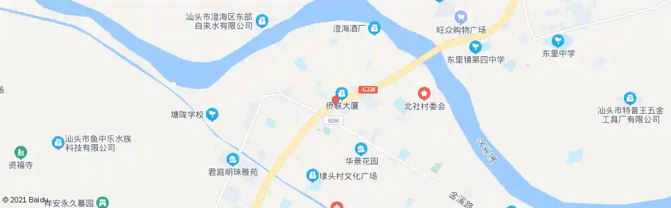 汕头溪南镇道_公交站地图_汕头公交_妙搜公交查询2025