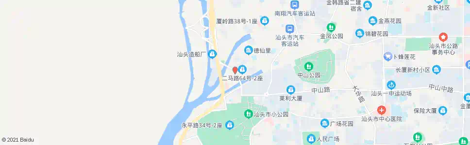 汕头二马路西_公交站地图_汕头公交_妙搜公交查询2025