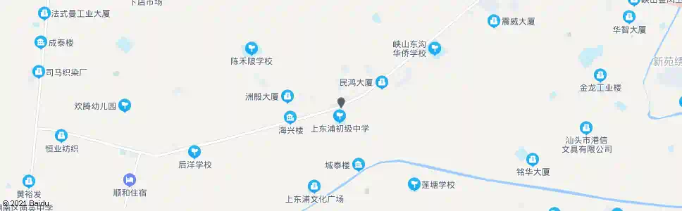 汕头上东浦_公交站地图_汕头公交_妙搜公交查询2025