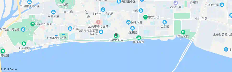 汕头石炮台西_公交站地图_汕头公交_妙搜公交查询2025