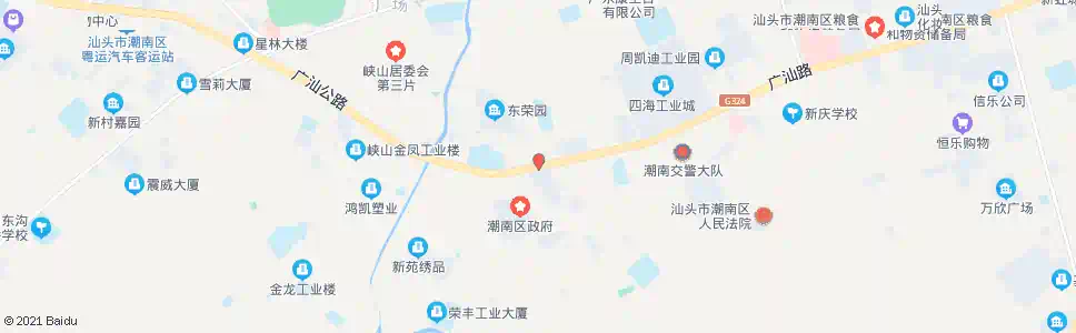 汕头泗黄路口_公交站地图_汕头公交_妙搜公交查询2025