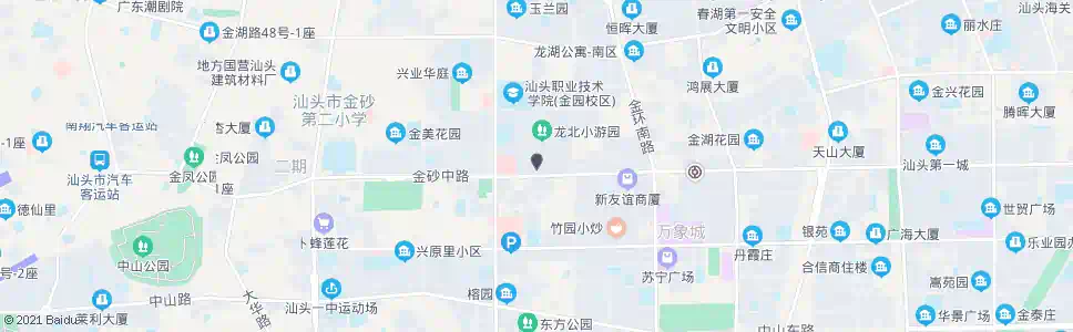 汕头金乐大酒店_公交站地图_汕头公交_妙搜公交查询2025
