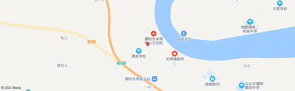 汕头港底_公交站地图_汕头公交_妙搜公交查询2025