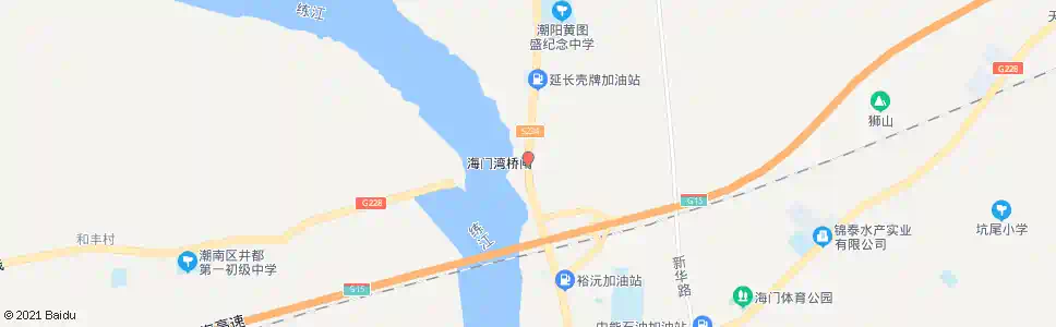 汕头海门桥闸_公交站地图_汕头公交_妙搜公交查询2025