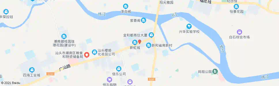 汕头和平招待所_公交站地图_汕头公交_妙搜公交查询2025