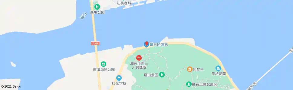 汕头礐石轮渡码头_公交站地图_汕头公交_妙搜公交查询2025
