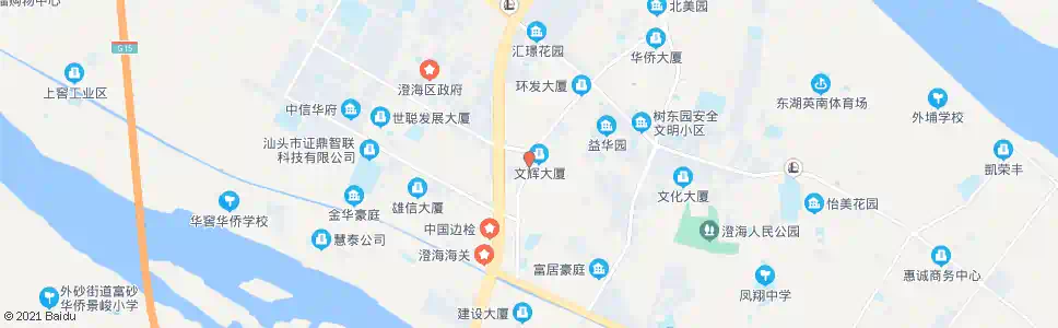 汕头文词西路口_公交站地图_汕头公交_妙搜公交查询2025