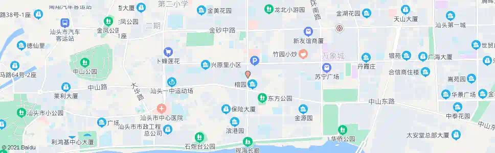汕头飞厦西_公交站地图_汕头公交_妙搜公交查询2025