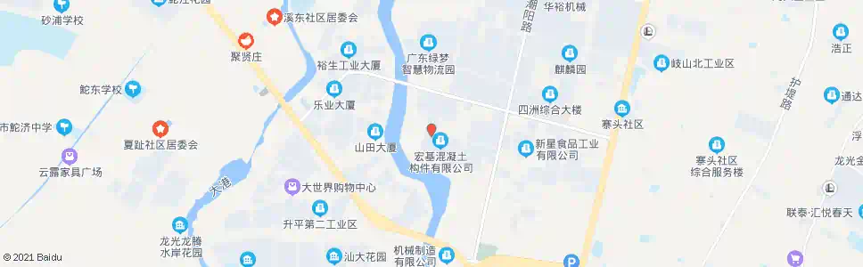 汕头金园工业城_公交站地图_汕头公交_妙搜公交查询2025