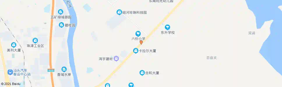 汕头六份村_公交站地图_汕头公交_妙搜公交查询2025