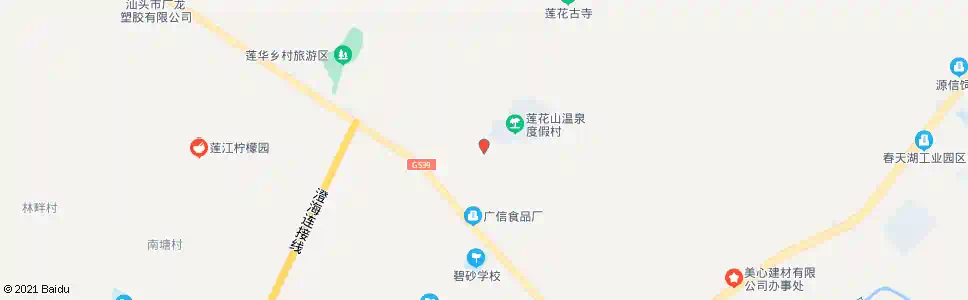 汕头莲花山温泉度假村(碧砂)_公交站地图_汕头公交_妙搜公交查询2025