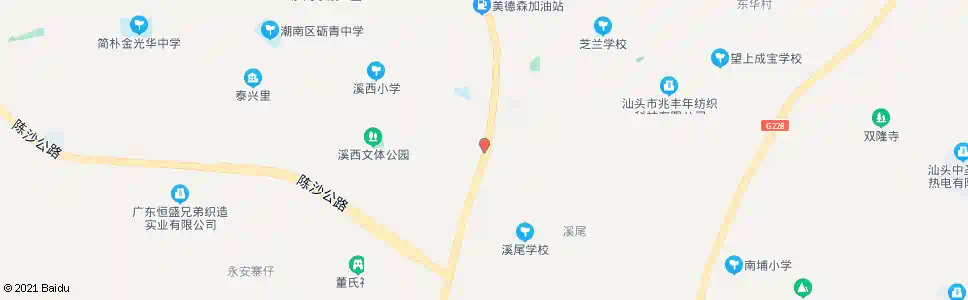 汕头仙山村_公交站地图_汕头公交_妙搜公交查询2025