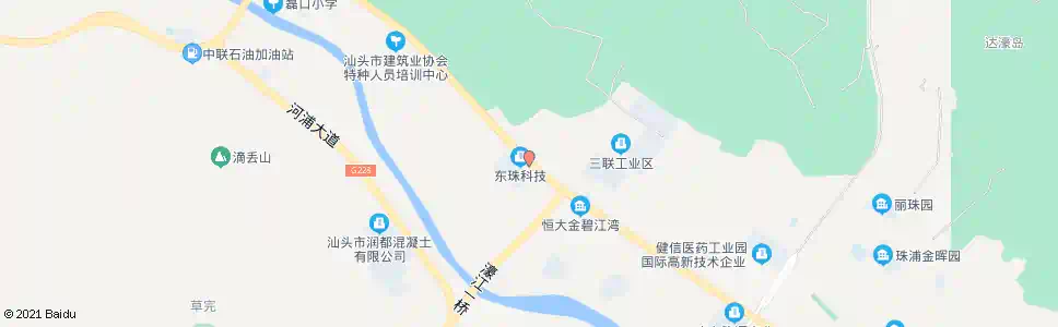 汕头尾村_公交站地图_汕头公交_妙搜公交查询2025