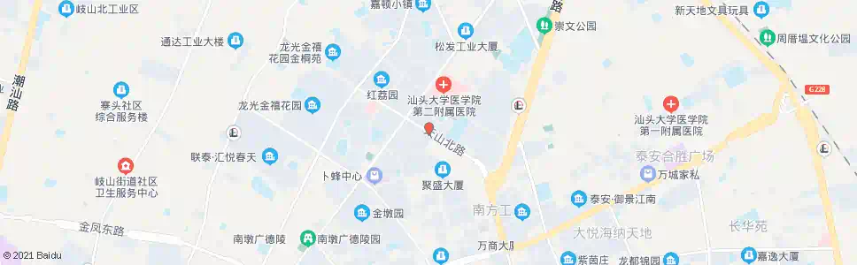汕头金穗花园_公交站地图_汕头公交_妙搜公交查询2025