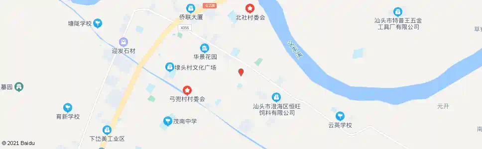汕头银北_公交站地图_汕头公交_妙搜公交查询2025