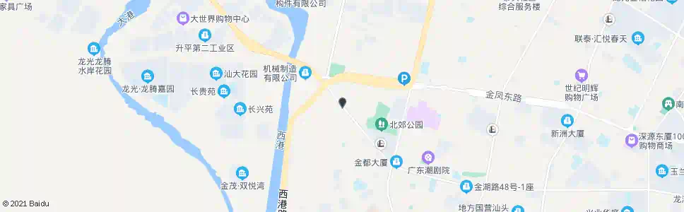 汕头北郊公园_公交站地图_汕头公交_妙搜公交查询2025