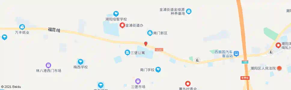 汕头金堡中学_公交站地图_汕头公交_妙搜公交查询2025