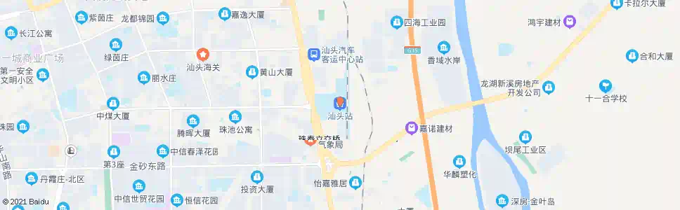 汕头火车站(南)_公交站地图_汕头公交_妙搜公交查询2025