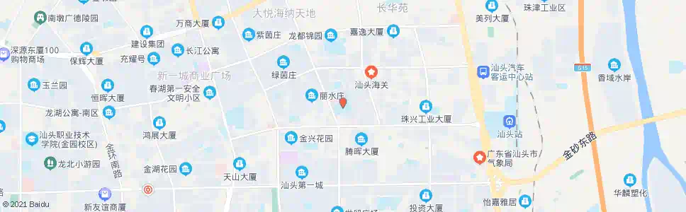 汕头林百欣科技中专_公交站地图_汕头公交_妙搜公交查询2025