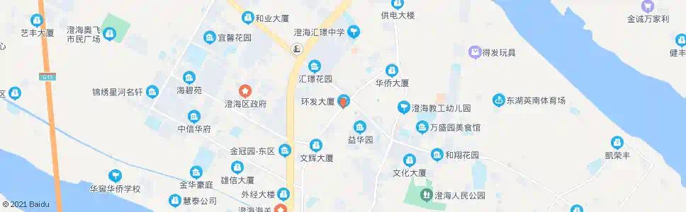 汕头外环西路(益民路口)_公交站地图_汕头公交_妙搜公交查询2025