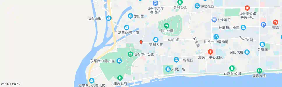 汕头金凤坛(环岛东南侧)_公交站地图_汕头公交_妙搜公交查询2025