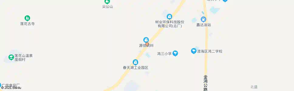 汕头鸿四_公交站地图_汕头公交_妙搜公交查询2025