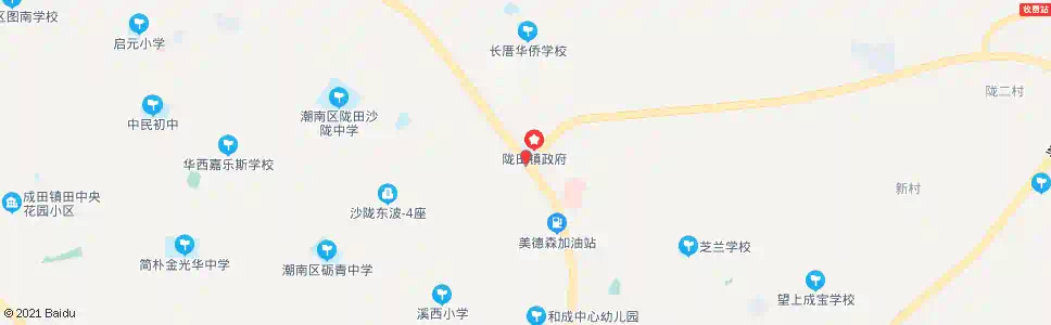 汕头陇田镇政府_公交站地图_汕头公交_妙搜公交查询2025