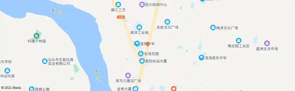 汕头李厝宫_公交站地图_汕头公交_妙搜公交查询2025