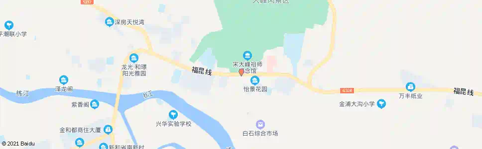 汕头大峰风景区_公交站地图_汕头公交_妙搜公交查询2025
