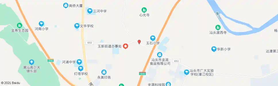 汕头玉石_公交站地图_汕头公交_妙搜公交查询2025