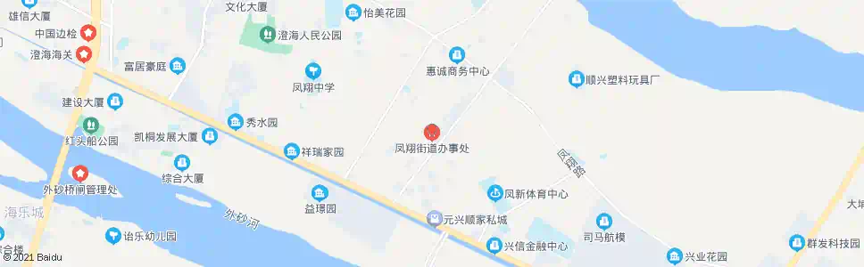 汕头凤翔街道_公交站地图_汕头公交_妙搜公交查询2025