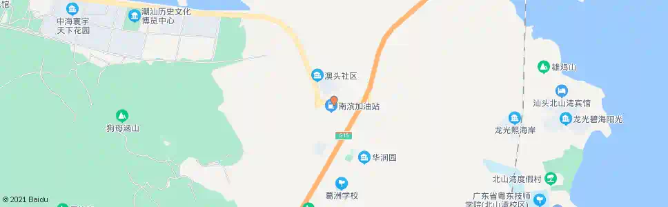 汕头澳头村_公交站地图_汕头公交_妙搜公交查询2025