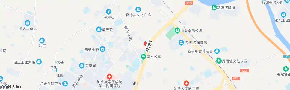 汕头市疾控中心西_公交站地图_汕头公交_妙搜公交查询2025
