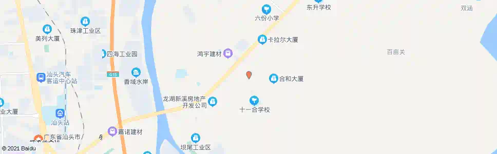 汕头十一合村_公交站地图_汕头公交_妙搜公交查询2025