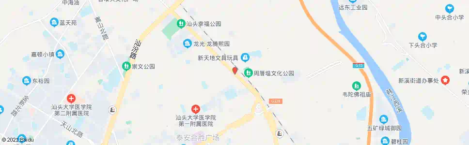 汕头周厝塭西_公交站地图_汕头公交_妙搜公交查询2025