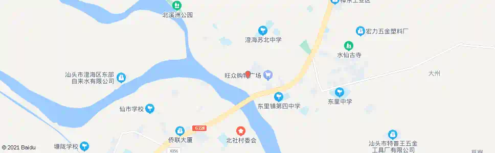 汕头东里车站_公交站地图_汕头公交_妙搜公交查询2025