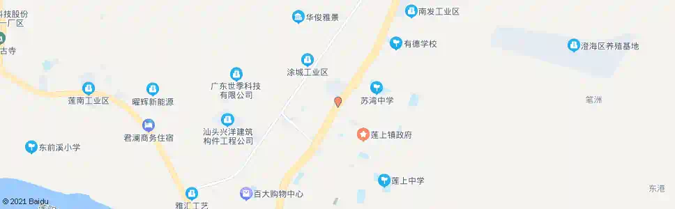 汕头莲上镇道_公交站地图_汕头公交_妙搜公交查询2025