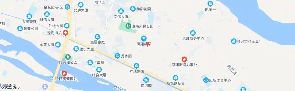 汕头红旗路口_公交站地图_汕头公交_妙搜公交查询2025