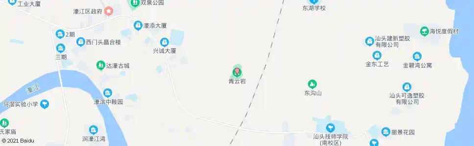汕头青云岩_公交站地图_汕头公交_妙搜公交查询2025