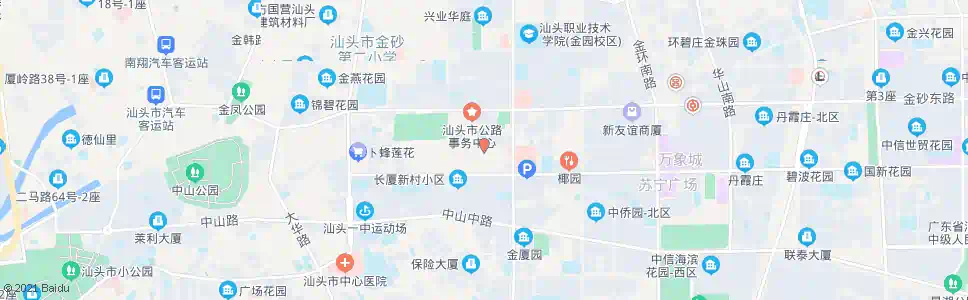 汕头钱东车站_公交站地图_汕头公交_妙搜公交查询2025