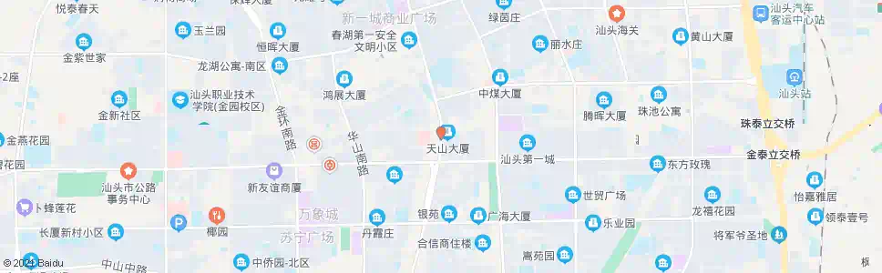 汕头龙湖人民医院东_公交站地图_汕头公交_妙搜公交查询2025