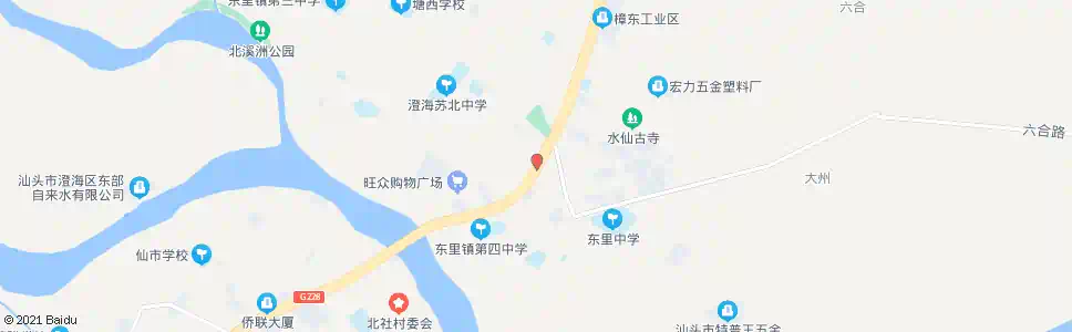汕头东里桥头_公交站地图_汕头公交_妙搜公交查询2025