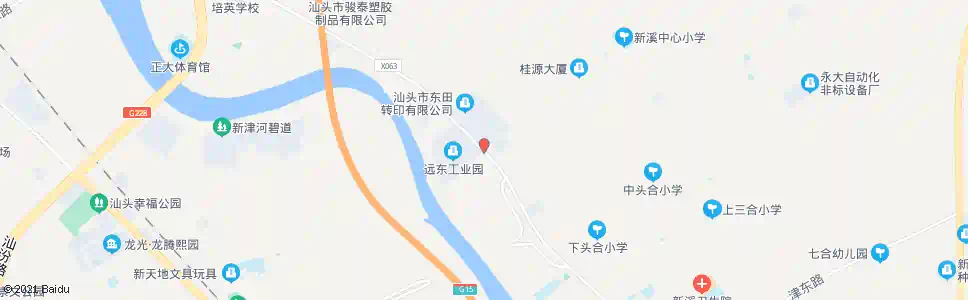 汕头新溪金新路口_公交站地图_汕头公交_妙搜公交查询2025