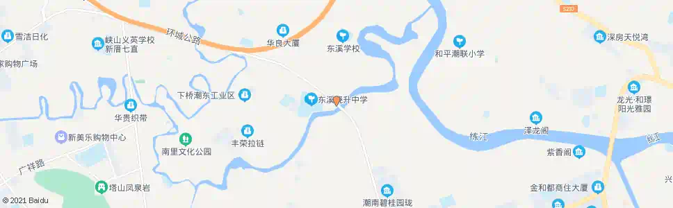 汕头晓升中学_公交站地图_汕头公交_妙搜公交查询2025